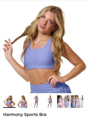 Large Child Harmony Sports Bra - Lavender